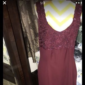 Burgundy Formal Dress